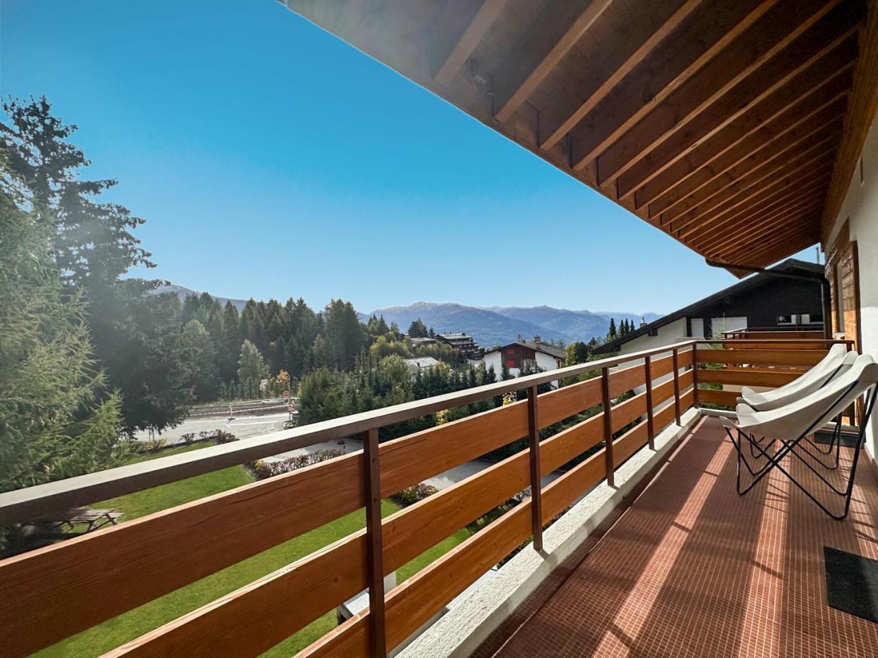 Apartamento La Jacinthe De Crans Exterior foto