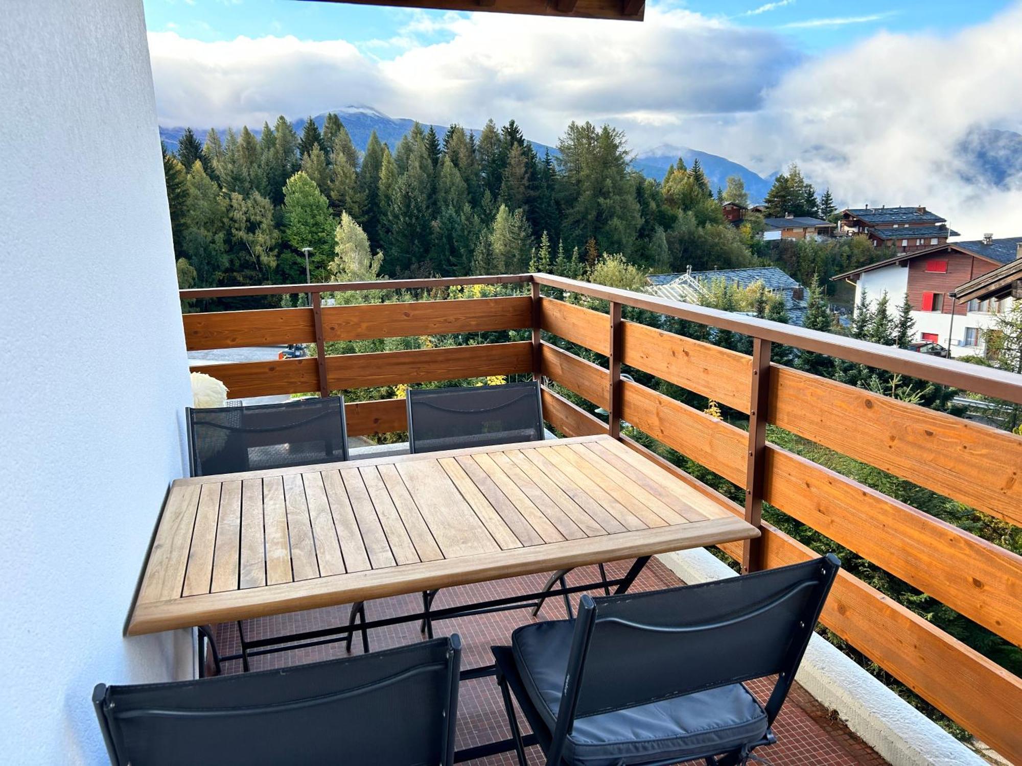 Apartamento La Jacinthe De Crans Exterior foto